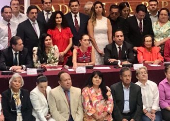 PRESENCIA DE CLAUDIA SHEINBAUM EN EL SENADO FORTALECE UNIDAD ENTRE LEGISLADORES DE MORENA