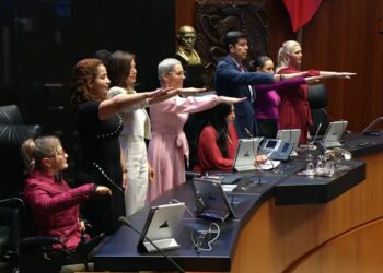 FORMALIZAN ELECCIÓN DE ANA LILIA RIVERA COMO PRESIDENTA DE LA MESA DIRECTIVA DEL SENADO