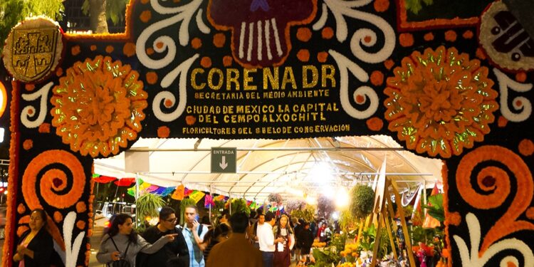 COMENZÓ EL FESTIVAL DE FLORES CEMPASÚCHIL EN PASEO DE LA REFORMA (HASTA EL 31 OCTUBRE)