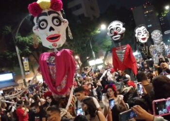 MEGA PROCESIÓN DE CATRINAS 2023 (RESUMEN DE LA MARCHA)