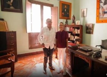 SE REUNEN CUAUHTÉMOC CÁRDENAS Y CLAUDIA SHEINBAUM EN MICHOACAN