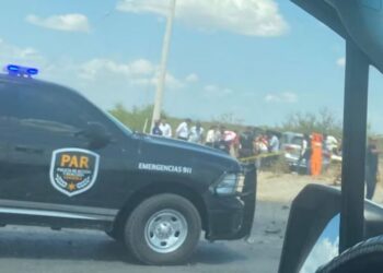ACCIDENTE CARRETERO EN COAHUILA, INVOLUCRADO UN VEHÍCULO DE COMITIVA DE SHEINBAUM