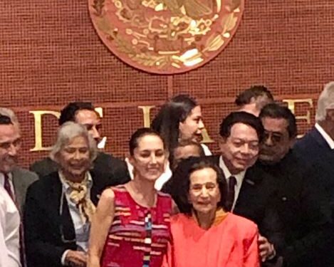 IFIGENIA MARTÍNEZ LE COLOCARÁ LA BANDA PRESIDENCIAL A CLAUDIA SHEINBAUM PARDO