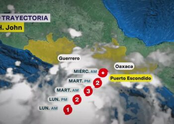 ALERTA MÁXIMA: SE APROXIMA HURACÁN CATEGORÍA 3, IMPACTARÁ COSTAS DE GUERRERO Y OAXACA