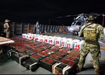 OPERACIÓN ANTIDROGAS: HISTÓRICO DECOMISO DE 8.3 TONELADAS POR LA ARMADA DE MÉXICO