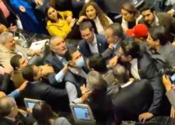 SENADO: ALTERCADO Y VIOLENCIA ENTRE MORENISTAS Y PANISTAS