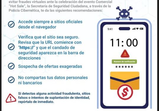 HOT SALE 2025: POLICÍA CIBERNÉTICA ALERTA INCREMENTO DE FRAUDES