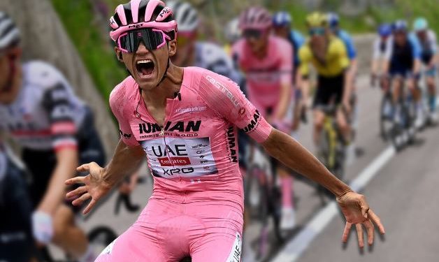 ISAAC DEL TORO (CICLISTA MEXICANO) GANA Y LIDERA EL GIRO DE ITALIA