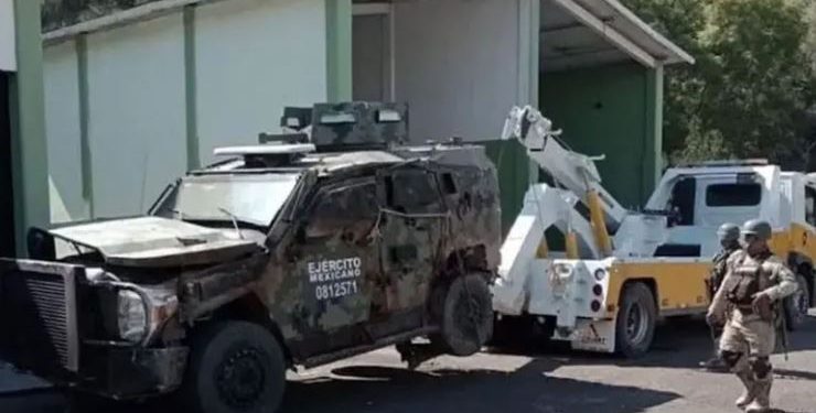 10 EXMILITARES COLOMBIANOS DETENIDOS, TRAS EXPLOSIÓN QUE MATÓ A MILITARES EN MICHOACAN