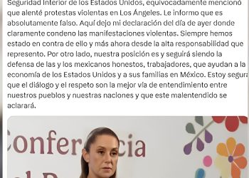 CSP: “SON COMPLETAMENTE FALSAS”, ACUSASIONES DE KRISTI NOEM