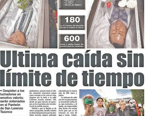 IMPACTANTE MUERTE DE DOS LUCHADORES. Por Jorge Gallo García (*)