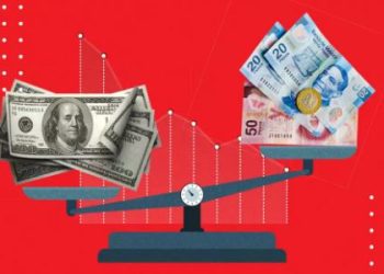 SE APRECIA EL PESO MEXICANO FRENTE AL DÓLAR ESTADOUNIDENSE