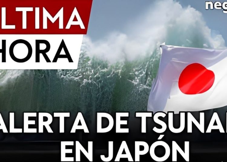 JAPÓN: ALERTA DE TSUNAMI TRAS TERREMOTO MAGNITUD 7,6