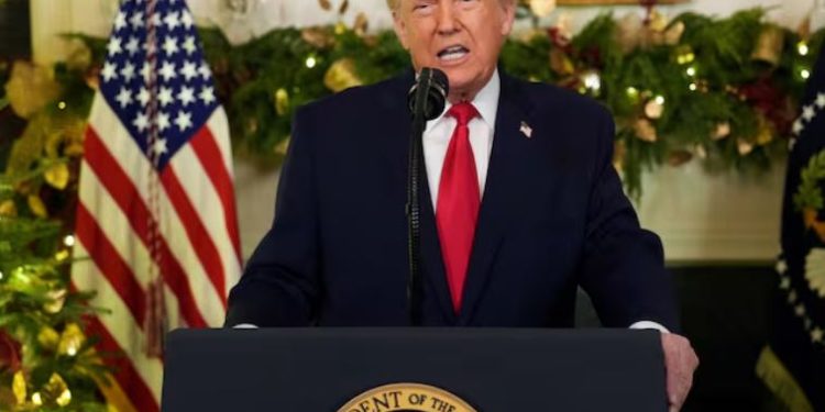 DONALD TRUMP EN MENSAJE PRESIDENCIAL CULPA A LOS MIGRANTES DEL DETERIORO NACIONAL  