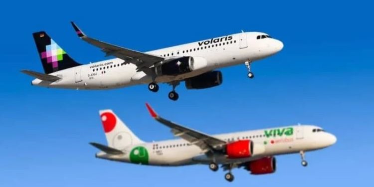 FUSIÓN ENTRE VOLARIS Y VIVA AEROBUS PARA OFRECER VUELOS A BAJO COSTO