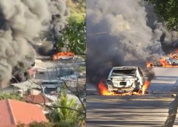 ABATIMIENTO DE “EL MENCHO” PROVOCA INCENDIOS, BLOQUEOS Y SAQUEOS