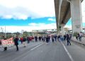 MANIFESTACIÓN Y CIERRE DE LA CARRETERA MÉXICO-TOLUCA