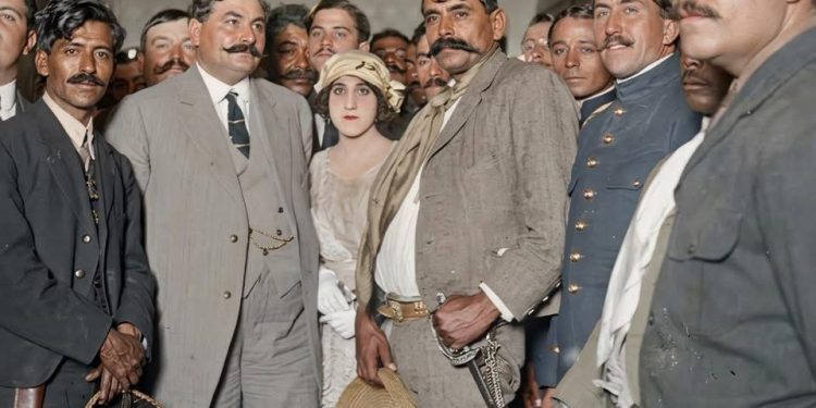 SIETE FOTOS HISTÓRICAS (A COLOR) DE LA REVOLUCIÓN MEXICANA (1910-1917)