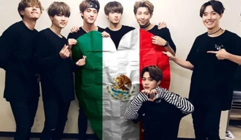 EL GRUPO BTS ESTARÁ EN PALACIO NACIONAL A LAS 5 DE LA TARDE